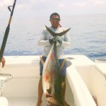 Master Baiter´s Associate Felipe Bravo with a nice 75 lb Yellowfin Tuna