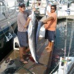 Stan and His Striped Marlin First Striped Marlin of the Season, winter is coming now!