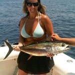 Yellowfin Tuna and Michelle Stewart Crosby at El Banco, She's a Fish "N" Chick for sure! Yellowfin Tuna and Michelle Stewart Crosby at El Banco, She's a Fish "N" Chick for sure!