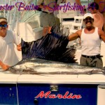 Marlin Boat wSailfish from Marietta ISLANDS Sailfish off the Marietta Islands on Marlin our38 ft Luhrs Express