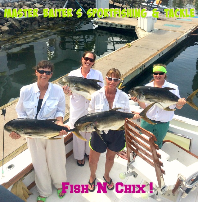 Had a great group of Ladies have a great four hour fishing trip on Magnifico with large Jack Crevalls!