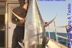 07 20 2018 Monster Yellowfin Tuna, Tres Maria Islands, El Pescador 750 pxls MBText