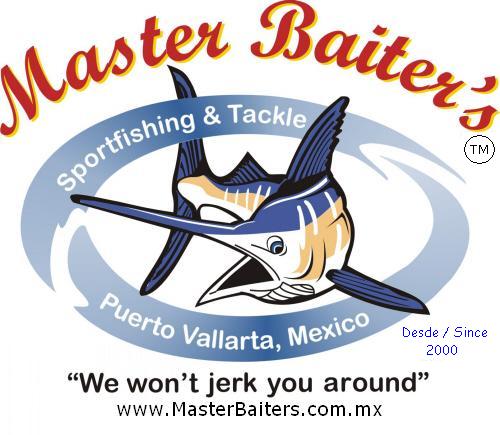 New Corporate Logo New Web Address Red Use this 1 -  Master Baiter's Sport Fishing & Tackle Puerto Vallarta