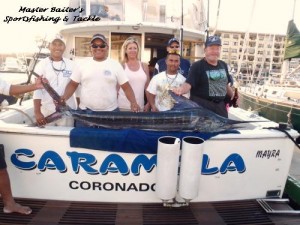 Striped Marlin, Caramela , Capt. Oscar, 1/7/11 Master Baiters PV