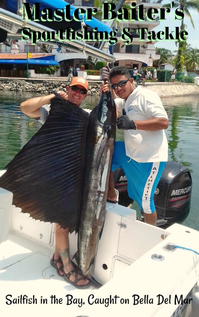 Bella Del Mar with Capt Hector boats a Sailfish in the bay near La Cruz