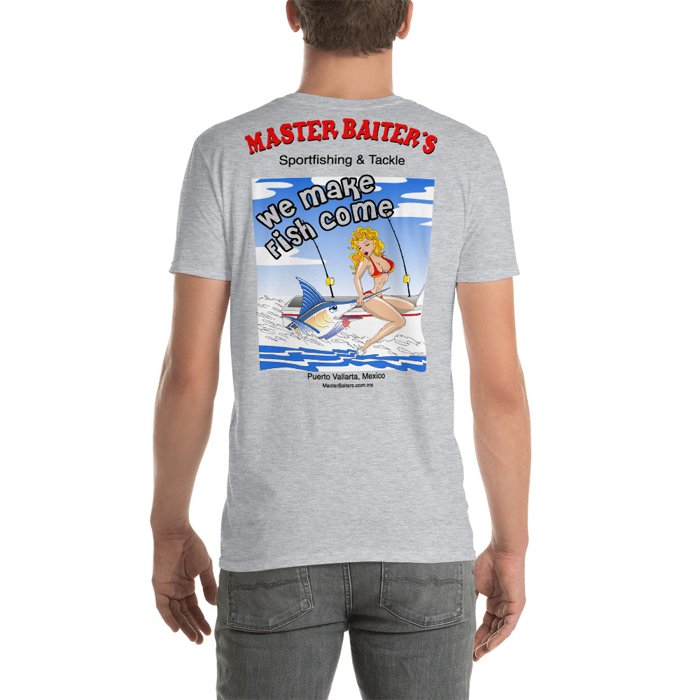 Master Baiters T-Shirt Fish Come Back Short-Sleeve Unisex - Master