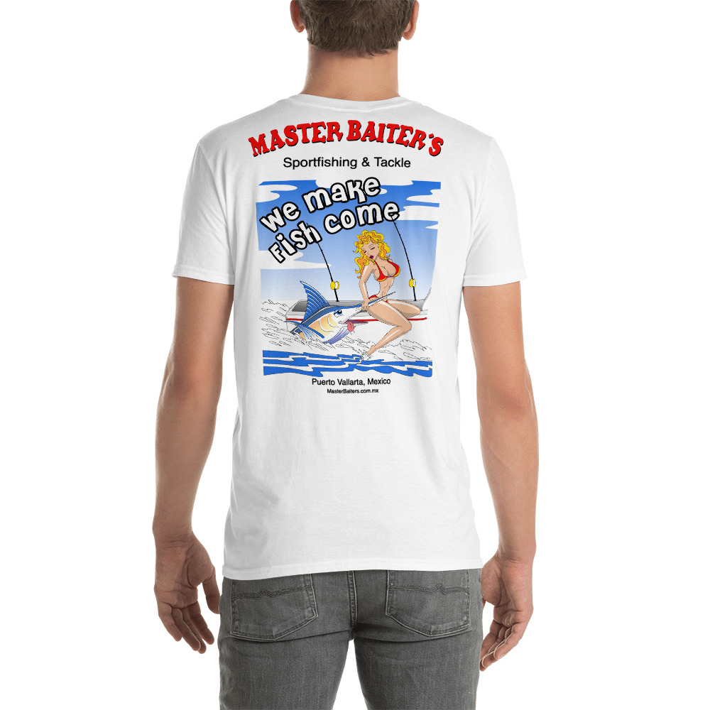 Fishing Short Sleeve T-shirt Master Baiter Hook Lure-Purple-XXXL 